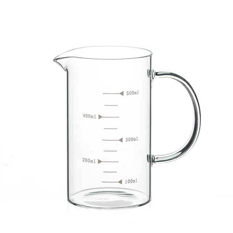 Vaso de vidrio de laboratorio, vaso de vidrio personalizado, 3,3