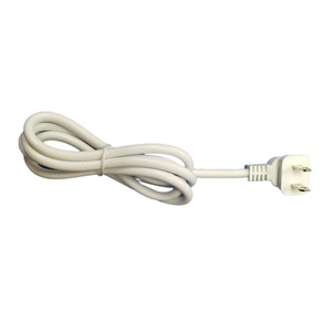ปลั๊กไฟ2ง่ามทำมุมฉากสายไฟ UL จดทะเบียน18AWG SPT2 - Product Image 1
