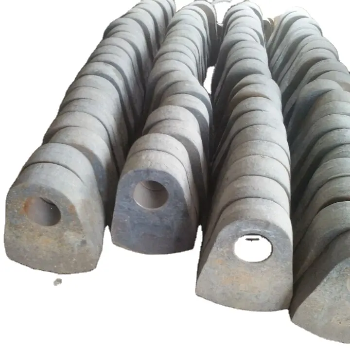 hot sale factory price Hammer crusher parts, high chrome iron crusher hammer head durable life spare parts for crusher hammers