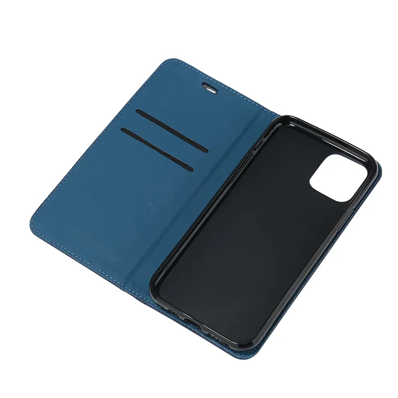 レザー + シリコン素材卸売電話ケースカバー財布レザーケースiPhone用