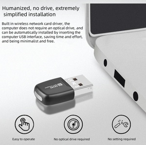 WiFi 6 driver free scheda di rete wireless 286M desktop computer USB ricevitore wireless esterno AP trasmettitore hotspot - Product Image 4