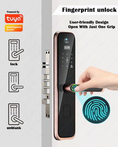 双方向音声インターホンデジタルスマートロックTuyaWifiリモートアプリロック解除電子ドアロック指紋キーパスワードスマートロック - Product Image 6