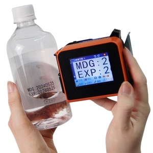 Mini programmatore di Date portatile per bottiglie per animali domestici con manico portatile data di scadenza a getto d'inchiostro stampante su etichetta per data exp - Product Image 1