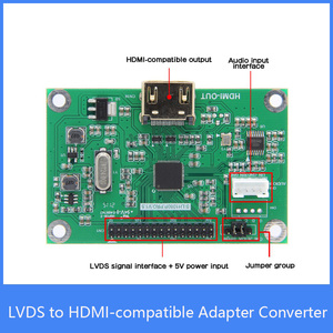 LVDS To HD-Compatible Adapter Board Converter Compatible with 1080P 720P Resolution Support <strong>Raspberry</strong> <strong>Pi</strong> - Product Image 2