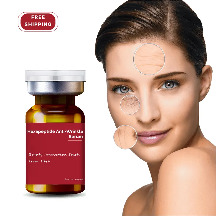 Redcooleaf 5ml Hexapeptide Peptide Anti Aging Scar And Wrinkle Mesotherapy Ampoule Microneedling Serum