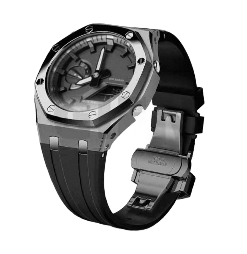 Gunmetal grey Black