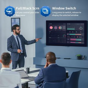 Portatile clicker 2-in-1 USB tipo c presentazione ricaricabile presentatore Clicker Wireless Slide telecomando per presentazioni Powerpoint - Product Image 5