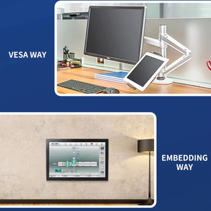 Industrial Grade 15.6&quot; IP65 Waterproof/Dustproof Capacitive Touchscreen <strong>Display</strong> USB Embedded TFT <strong>LCD</strong> Monitor Factory Automation - Product Image 2