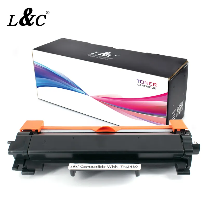 Cartucho de fichário tn2480 compatível com brother laser, impressoras HL-L2386DW/2351dw/2350dw/«/»/