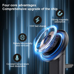 Wholesale Magnetic Fast Charging Hl5576 Portable 15w 3 in 1 Wireless <strong>Charger</strong> 3 in <strong>One</strong> for Phone Charging - Product Image 4