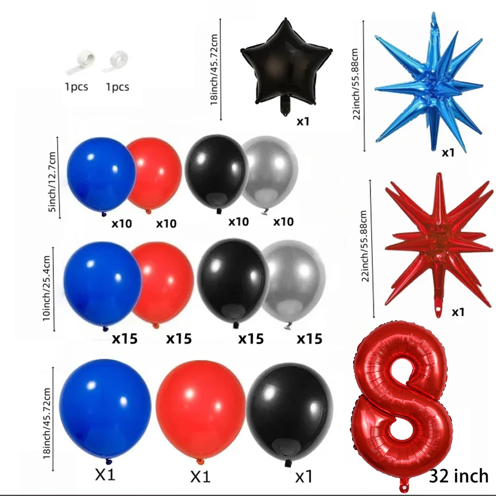 Rosso blu nero 8