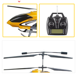 3.5 metal kanal rc oyuncak modeli uzaktan kumanda helikopter - Product Image 4
