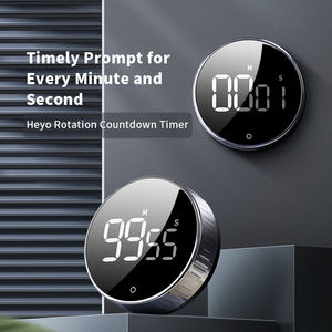 YIZHI studente orologio di lettura piccolo Timer di cottura schermo Lcd digitale rotondo magnetico attrazione 99 minuti 55 secondi Timer da cucina - Product Image 5
