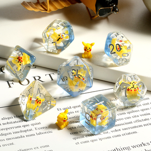 D4เกมลูกเต๋า DND แบบกำหนดเอง D6 D12 D10 D8 D20 Dungeons และมังกรชุดลูกเต๋าขนาด D & D บทบาทการเล่นลูกเต๋าสำหรับเกมกระดาน ttrpg - Product Image 5