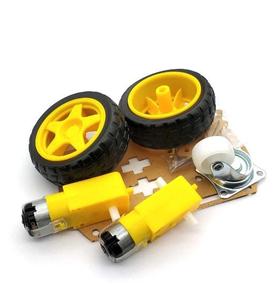 Smart Robot Car 2WD telaio del motore/controllo remoto a due ruote motrici a tre ruote universale Kit fai da te - Product Image 5
