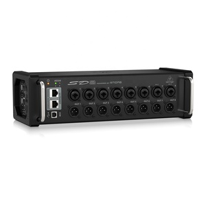 Behringer SD8 Digital Stage Box 8 entradas y 8 salidas con 8 preamplificadores de micrófono Midas controlables a distancia, equipo de música de estudio - Product Image 6