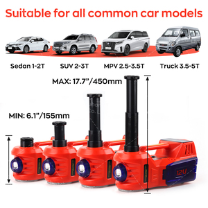 Çok fonksiyonlu 12V <span class=keywords><strong>5T</strong></span> yeni stil akıllı dijital ekran elektrikli hidrolik krikolar
