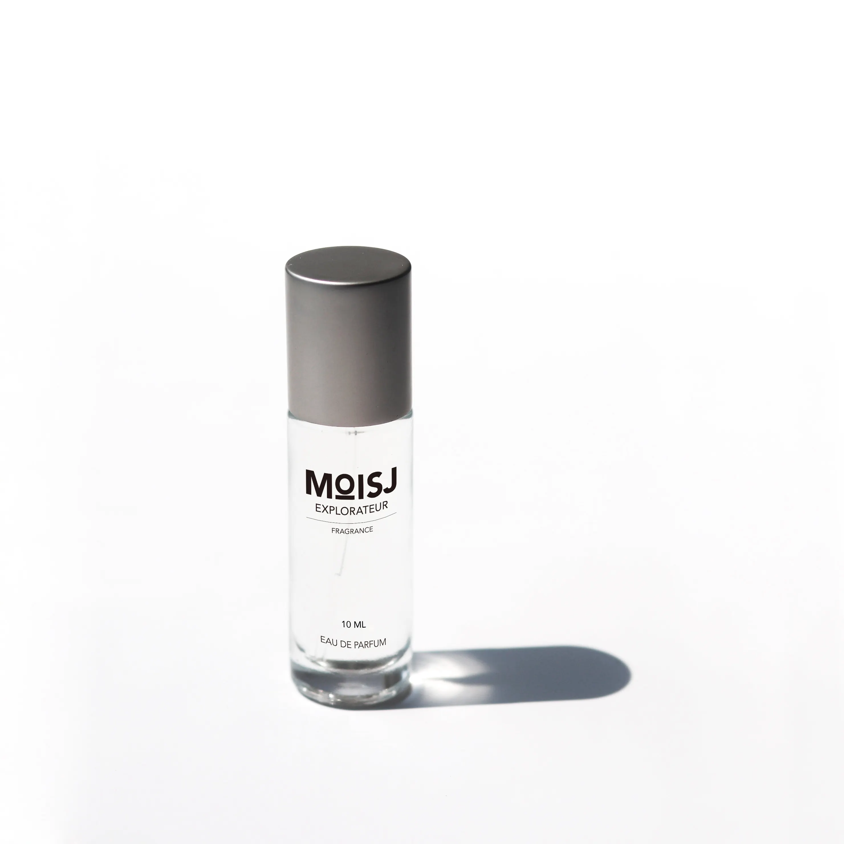 10ml Cylinder Parfum Sprayer Quality Matte Silver Aluminum Cap Glass Perfume Bottle With Quality Sprayer