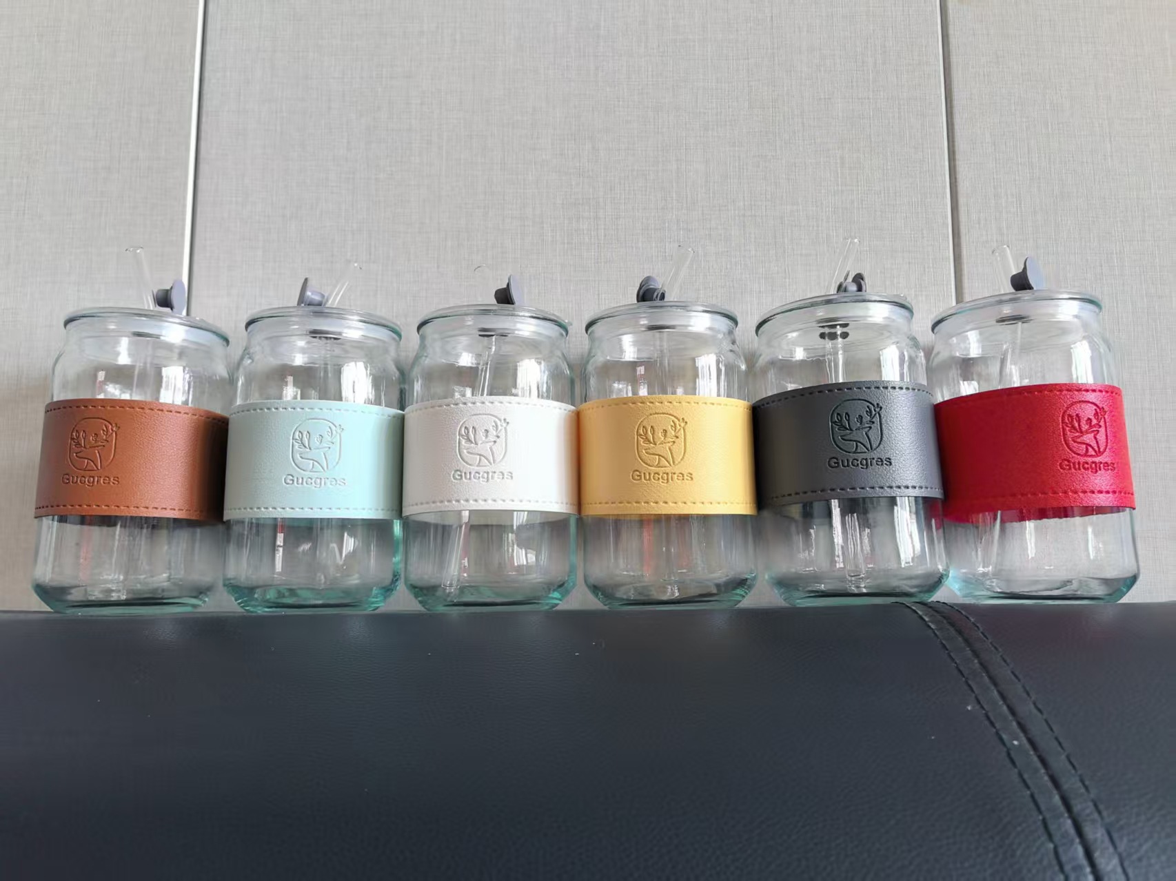 Glass juice cup