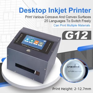 Touch Screen Desktop Intelligent Inkjet Printer for Card Printer Machine Production Date Surface Printing Bottle QR <strong>Code</strong> - Product Image 2