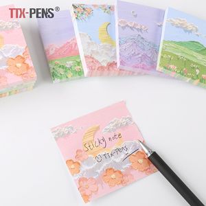 TTX定制标志卡通卡哇伊纸币记事本可爱促销方形办公便签纸 - Product Image 2