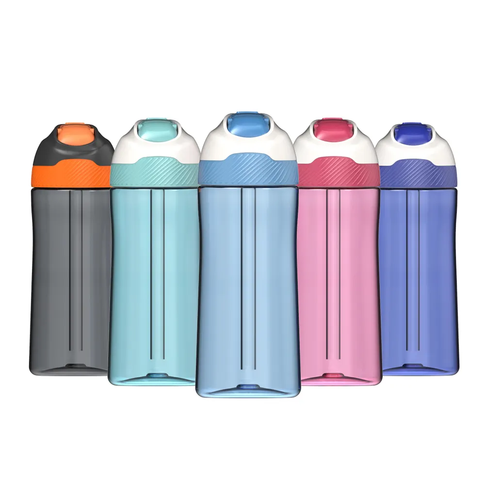 Feijian Verschillende Capaciteiten Kan Kiezen Bpa Gratis Plastic Water Flessen Een Hand Drinken