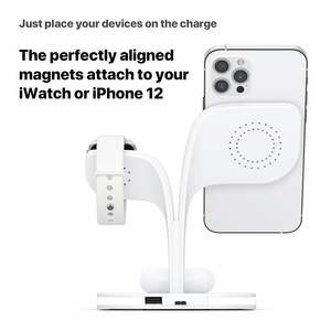 15w磁気スリーインワン5In1ワイヤレス高速充電器ドックブラケットステーションforApple 15 14スタンバイ3In1ワイヤレス充電器 - Product Image 3