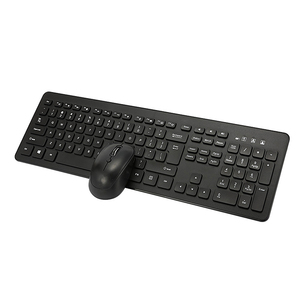 2.4G Wireless <strong>Keyboard</strong> <strong>Mouse</strong> Combos 108 Key Ultra Thin Membrane <strong>Keyboard</strong> Wireless <strong>Mouse</strong> Multifunction <strong>Keyboard</strong> - Product Image 3