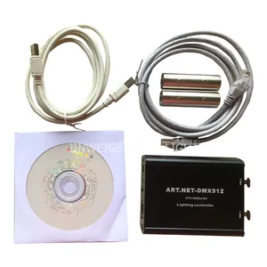 Artnet контроллер DMX ;1 x Вход Ethernet, 2 x выход DMX; 1024 CH светодиодный контроллер для светодиодных сценических огней - Product Image 2