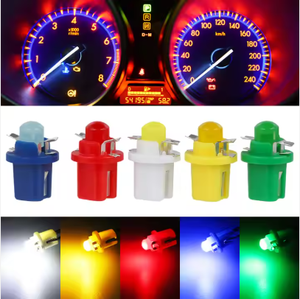 Çok renkli T5 B8.5D 1SMD COB LED 12V araba işık otomobiller ışık yayan diyot enstrüman Dashboard hafif Led ampuller - Product Image 4