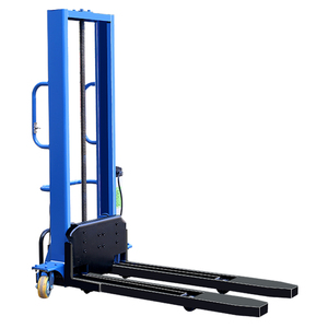 Piccolo carico manuale di alta qualità e Pallet Stacker 1 tonnellata a spinta a mano macchina Pallet Stacker - Product Image 2