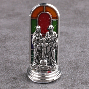 Catholic <strong>Religious</strong> Items Metal Standing <strong>Religious</strong> Statues Crafts Statue with Sticker - Product Image 2