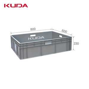 Caja logística de plástico Kuda, contenedor nido de plástico, caja de plástico grueso, caja logística de almacenamiento de piezas de automóviles industriales - Product Image 1
