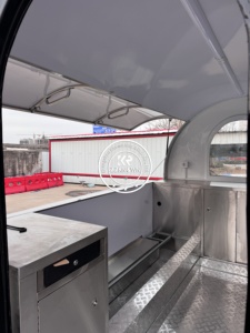 Xe tải thực phẩm di động thực phẩm phục vụ Trailer đầy đủ trang bị ngoài trời bia di động Kem Cà Phê xe kéo thực phẩm trang bị đầy đủ - Product Image 4
