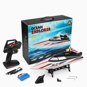 Wltoys RC เรือแข่ง WL912 2.4 GHz 35 km/h capsize การป้องกันพร้อมด้วยรีโมทคอนโทรลในตัว - Product Image 5