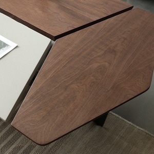 Living Room Furniture Retro <strong>Multi</strong> <strong>Function</strong> Unique Shape Two-Tone Color Palette Coffee <strong>Tables</strong> Mdf With Walnut Veneer Top - Product Image 6