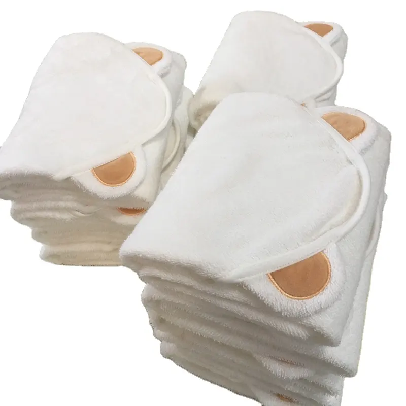 Factory wholesale hot sale baby hooded towel bamboo towel for baby bath