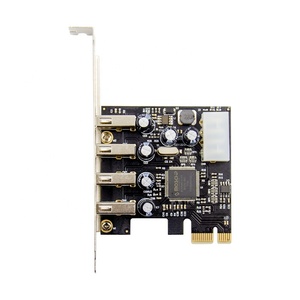 PCI-E ไปยัง4พอร์ต USB 2.0การ์ดแปลง PCIe การ์ดอะแดปเตอร์ USB2.0กับ mosschip ชิป MCS9990ชิปเซ็ต - Product Image 2