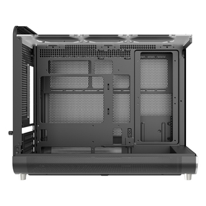 Coolzer pieno vetro temperato M-ATX ITX custodia per Computer Gaming Mid Tower custodia per Computer con schermo LCD Display Pixel supporto per refrigeratore liquido - Product Image 4
