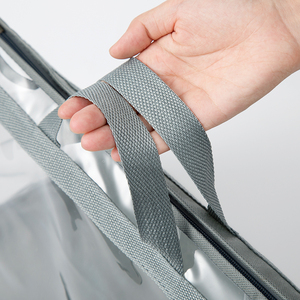 PVC toz fermuarlı çanta büyük kapasiteli su geçirmez toz torbası çanta kullanımlık temizle PVC toz torbası güçlü - Product Image 5