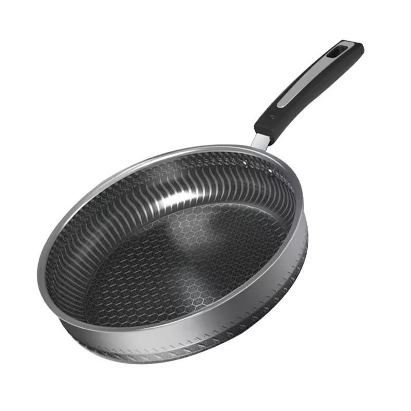 Sartén negra de 26 cm SUS304
