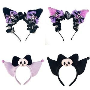 Conception amusante Halloween citrouille arc toile d'araignée bandeau enfants et filles crâne pince à cheveux accessoires de cheveux de fête - Product Image 2