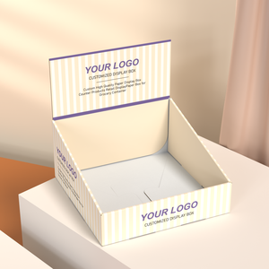 Caja de exhibición de papel de alta calidad personalizada, productos de mostrador, caja de exhibición de cartón corrugado, caja de exhibición al por menor para contenedor de comestibles - Product Image 2