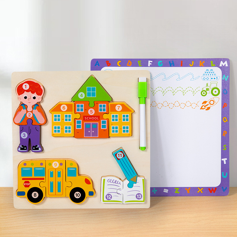 Coloré-Autobus scolaire