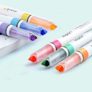 学生工作文具用双色线荧光笔 - Product Image 5