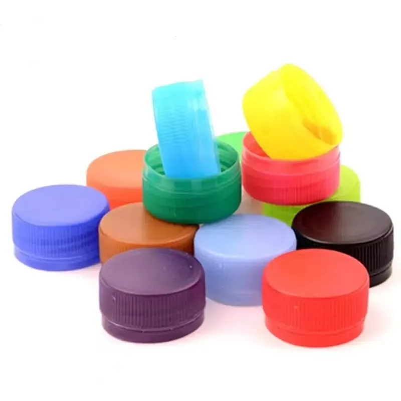 새로운 다채로운 PE 플라스틱 화장품 물 음료 병 나사 플립 상단 사용자 정의 병 뚜껑 제품
