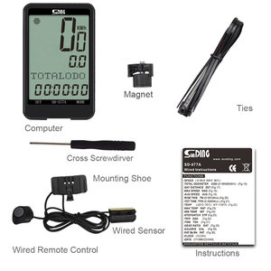 Velocímetro de ciclo de bicicleta con cable de SD-577A, odómetro de ciclismo, accesorios, Sensor de velocidad, resistente al agua - Product Image 4