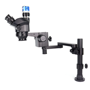 SANQTID bureau fixe cardan support <span class=keywords><strong>Microscope</strong></span> trinoculaire <span class=keywords><strong>Microscope</strong></span> de soudage électronique réparation de téléphone portable avec caméra - Product Image 2