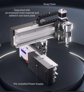 3020 pro CNC 500W, ระบายความร้อนด้วยน้ํา, เราเตอร์ CNC 020-PRO MAX V2 พร้อมส่วนประกอบที่ได้รับการอัพเกรด, พอร์ตฟังก์ชั่นที่ขยาย, - Product Image 3