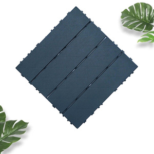 30*30*2.3cm Hạt gỗ màu xám đen PP nhựa lồng vào nhau thể thao ngoài trời sàn gạch nối sàn cho sân thượng sân - Product Image 1